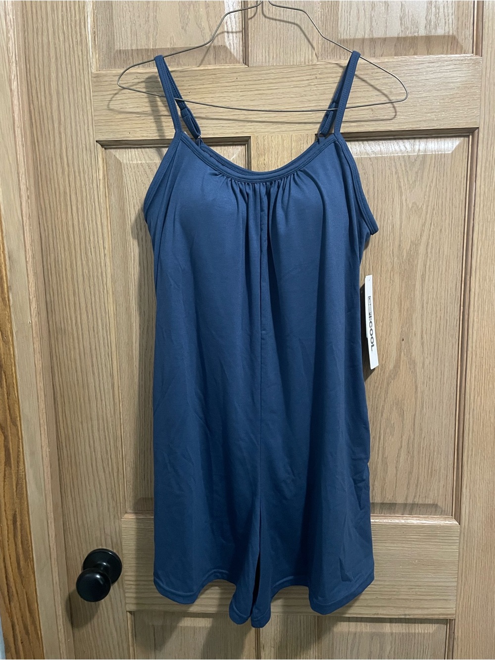 32 Degrees Blue Romper with built in bra